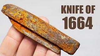 Antique 17th Century Pocket Knife Restoration