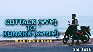 CUTTACK TO KONARK MARINE DRIVE MOTO VLOG CINEMATIC VIEWS!!