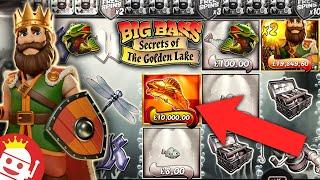 BIG BASS SECRETS OF THE GOLDEN LAKE MAX WIN!  MEGA VALUE FISH