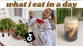 what i eat in a day tiktok compilation | healthy and realistic :)