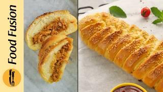 BBQ Chicken Bread Recipe by Food Fusion