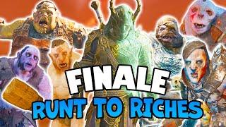 I CREATED AN ARMY OF WEIRD ORCS  Runt to Riches Finale  Middle Earth Shadow of War series