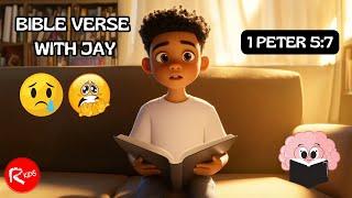 Bible Verse for Kids | Give God Your Worries! | Kids Bible Lessons