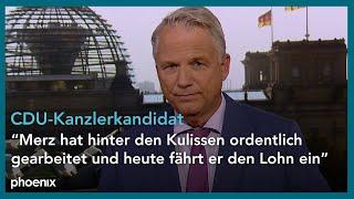 Kanzlerkandidat Merz: Gerd-Joachim von Fallois zum Verzicht von Söder und Erfolg von Merz | 17.09.24