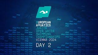 European Aquatics Junior Open Water Swimming Championships | Vienna 2024 | Day 2 | Evening Session