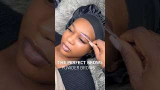 Powder Brows  #brows #browsonfleek #powderbrows #pmu #pmubrows #eyebrows