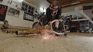 KTM EXC 1100 project During teardown #broketobuilt