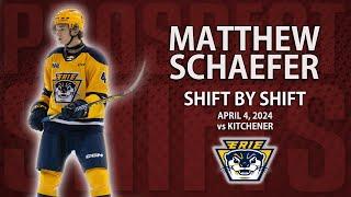 Matthew Schaefer vs Kitchener | Apr 4 2024 | 2025 NHL Draft