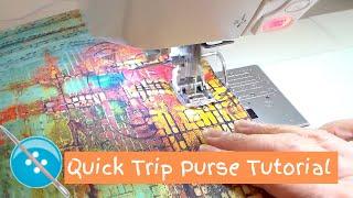 Quick Trip Purse,  Easy Bag Tutorial