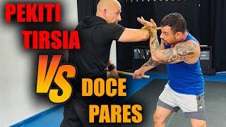 Filipino martial arts showdown | Pekiti Tirsia vs Doce Pares