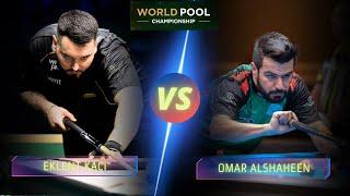 EKLENT KACI VS OMAR ALSHAHEEN | 2024 WORLD POOL CHAMPIONSHIP #billiards #9ballpool #highlights