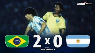 Brasil 2 x 0 Argentina (Romário x Maradona) ● 1989 Copa América Extended Goals & Highlights HD