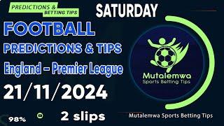 FOOTBALL PREDICTIONS TODAY 21/12/2024 PREDICTIONS TODAY | BETTING TIPS ,#betting@sports betting tips