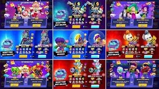 BRAWL PASS UNLOCK SCREEN EVOLUTION | Season 1 to 33