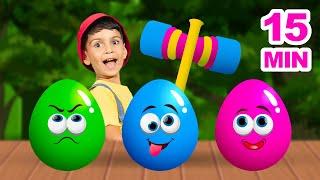 Surprise Eggs Fruits + Mix Kids Songs Compilation | BabyBillion | Nursery Rhymes