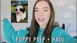 preparing to get a puppy vlog + puppy haul