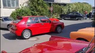 Cars & Coffee Industriehof Speyer 15.09.24  Reinhold Wunderlich im Lancia Delta Integrale Evo 1 1992