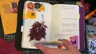 October BuJo Review - 2024 Month 10 Creative Journal flip