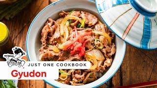 Your Guide to Make the Classic Gyudon (Beef Bowl)