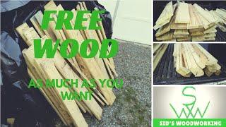 How to get free wood, as much as you want