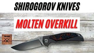 Shirogorov Molten Overkill RJM Collab Pocketknife. Fablades Full Review