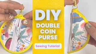 DIY Double Coin Purse Sewing Tutorial