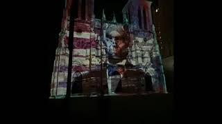 LIGHT SHOW in San Fernando Cathedral of the #wearepanolas