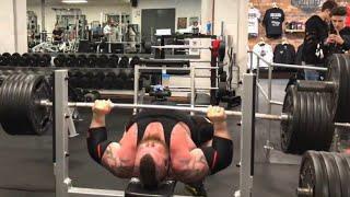 Eddie Hall's Best Bench Press Set Ever!