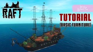 Black Pearl Interior Tutorial [Basic Furniture] | Raft