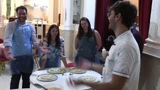 Pizza class, Naples, Italy