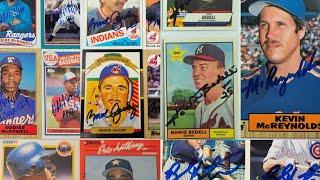 My Weekly TTM Autograph Haul #23 - 21 Returns (Kevin McReynolds, Brook Jacoby & more)