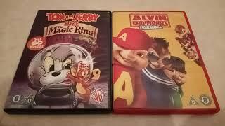 Tom And Jerry The Magic Ring And Alvin And The Chipmunks The Squeakquel (UK) DVD Unboxing