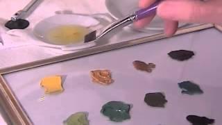 China Painting Tutorial - Mixing China Paints - Barbara Duncan