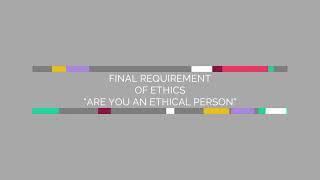 ETHICS-G2 JEZRIEL D. AVILA "ARE YOU AN ETHICAL PERSON" (CARAGA STATE UNIVERSITY)