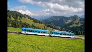 Rigi Bahnen Arth-Goldau to Rigi Kulm cogwheel railway