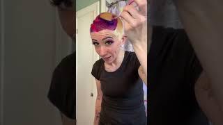 A hair experiment gone sideways #shorts #hair #hairdye #haircolor #hairtutorial