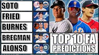 MLB Free Agent Predictions For The 2024-25 Offseason.