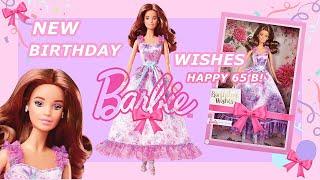 2024 Birthday Wishes Barbie  Unboxing & Review  HAPPY 65TH BIRTHDAY BARBIE 