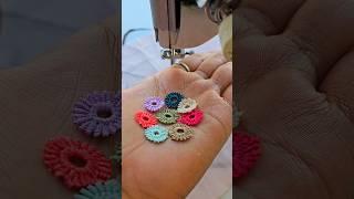 Sewing Tips And Tricks For Viral Design With Multi Colour Laces In Sewing Asmr World #Sewing #Asmr