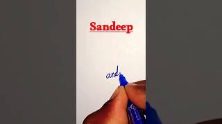 Sandeep name signature style  | S letter signature style #new #signature #viral #shorts #art #trend