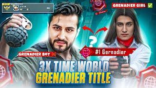 3x World Grenadier #1 Title Clutches With Nades | Pakistani Grenadier Girl  | MK Gaming