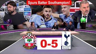 Southampton beaten by Tottenham 0-5: Post-Match Analysis.