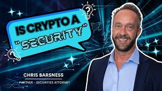 Is Crypto a "Security"?