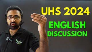 UHS MDCAT 2024 English Discussion | InSight MDCAT
