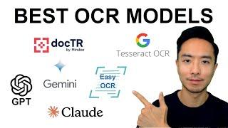 Best OCR Models to Extract Text from Images (EasyOCR, PyTesseract, Idefics2, Claude, GPT-4, Gemini)