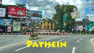 Driving Around Northern Pathein in 4K