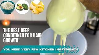 Home made deep conditioner for healthy hair growth/ Twi Natural Hair Channel (Eng subtitles)