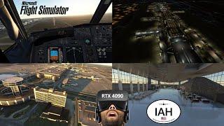 FSDreamTeam KIAH Houston Intercontinental | Microsoft Flight Simulator | RTX 4090 | Full Tour