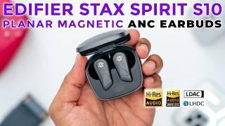 PRISTINE Audio! Planar Magnetic Earbuds With ANC | Edifier Stax Spirit S10 Review   