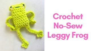 LEGGY FROG CROCHET / NO SEW CROCHET LEGGY FROG / Crochet frog for beginners / CROCHET FOR KIDS